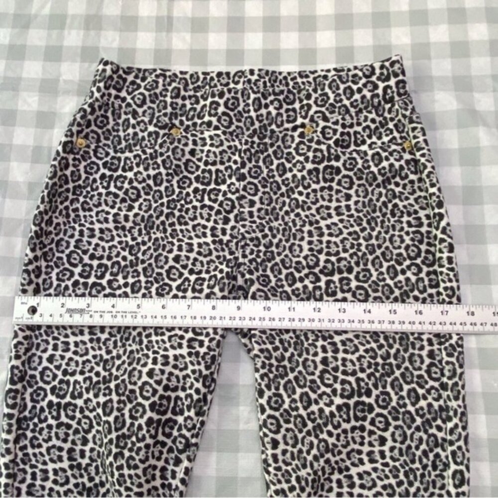 Michael Kors Pant Leopard Prints Pattern Small St… - image 8